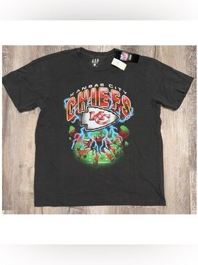 NWT Men's Gap "by Junk Food" Kansas City Chiefs Shirt Size Large